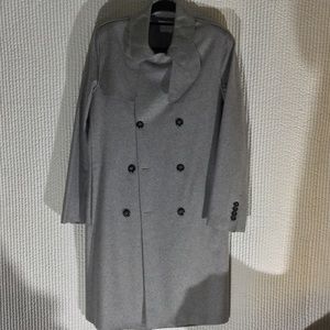 Emporio Armani felted wool trench coat